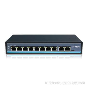 10 / 100MBPS 12V 24V 8 POE Switch 250m 100W (PoE0820BN)